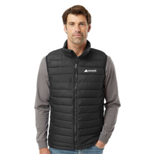 Columbia Men's Powder Lite II Vest (Black) with logo Embroidered