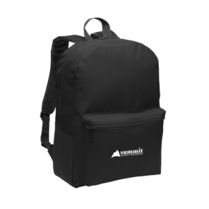 Port Authority® Value Backpack (Black) with Logo Embroidered