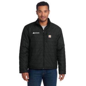 Carhartt® Gilliam Jacket (Black) with logo Embroidered