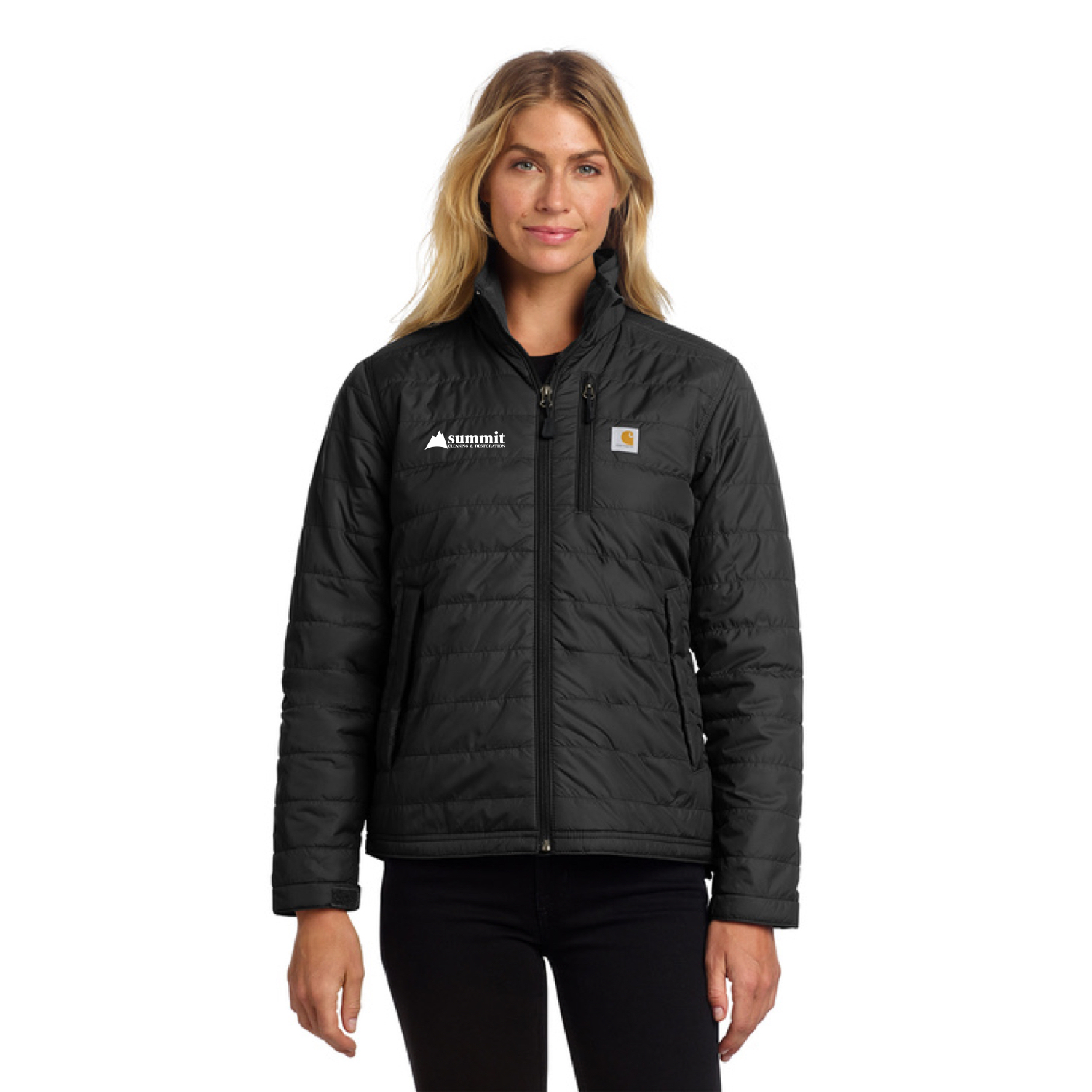 Carhartt® Women’s Gilliam Jacket (Black) with logo Embroidered