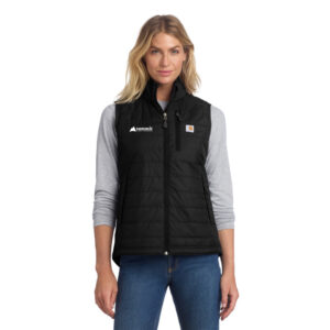 Carhartt® Women’s Gilliam Vest (Black) with logo Embroidered