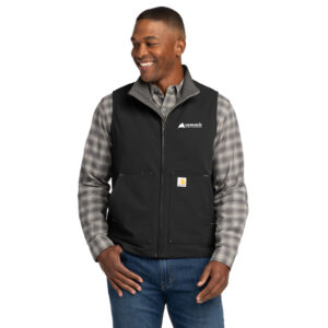 Carhartt® Super Dux™ Soft Shell Vest (Black) with logo Embroidered