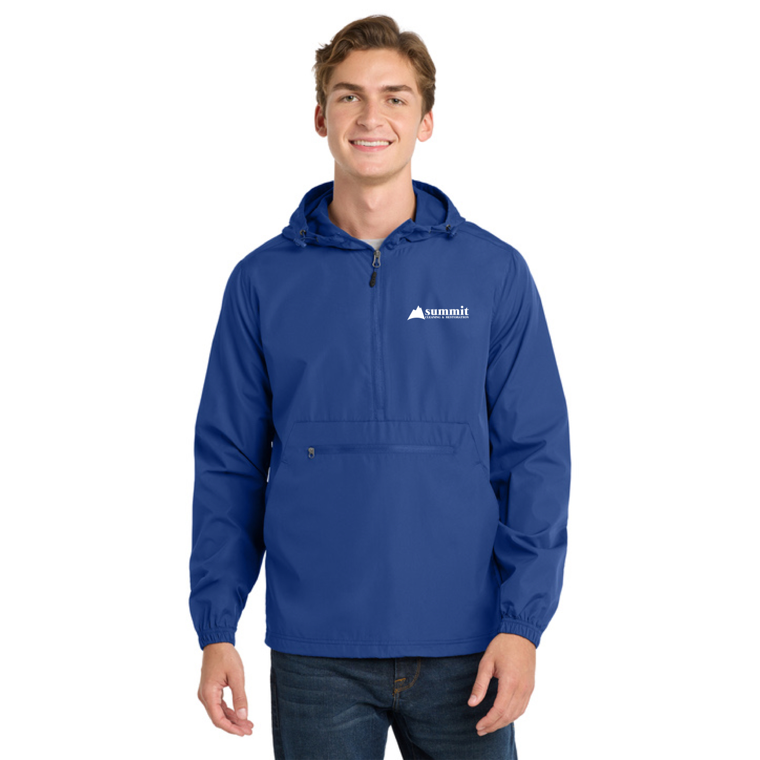 Sport-Tek ® Packable Anorak with Logo Embroidered - Image 2