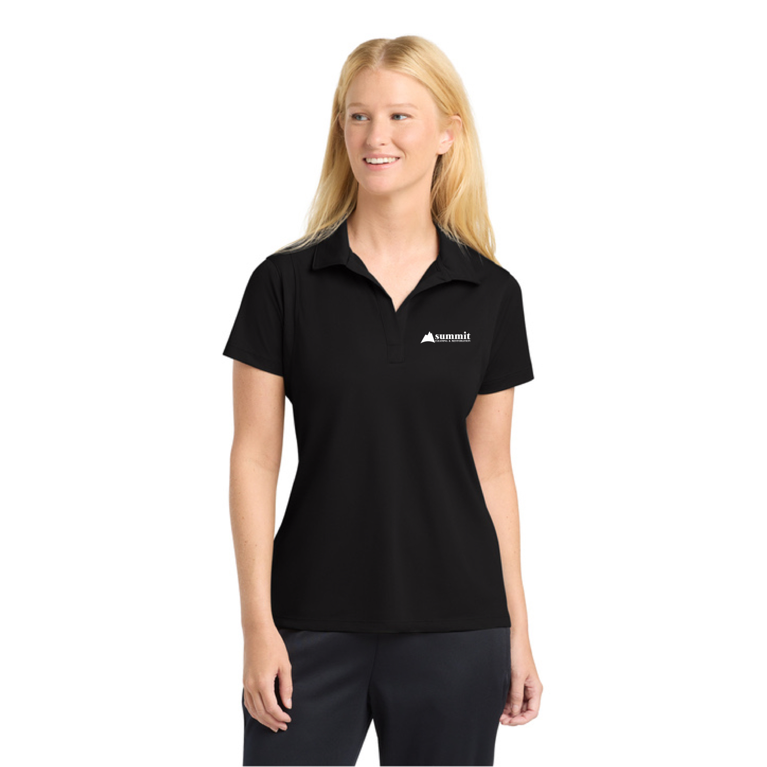 Sport-Tek® Women's Micropique Sport-Wick® Polo with Logo Embroidered - Image 2
