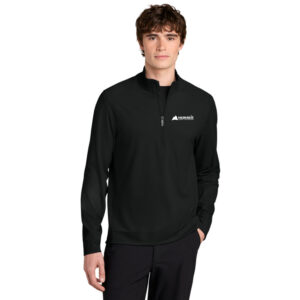 MiiR® Kivu 1/4-Zip (Black) with logo Embroidered