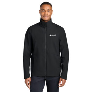 MiiR® Nozawa Full-Zip Soft Shell (Black) with logo Embroidered