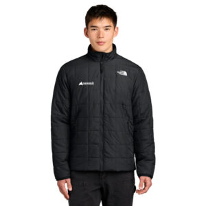 The North Face® Iron Drift Quilted Jacket (Black) with logo Embroidered