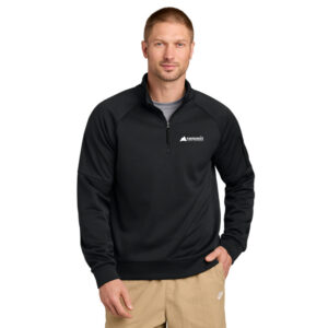 Nike Therma-FIT Pocket 1/4-Zip (Black) with logo Embroidered