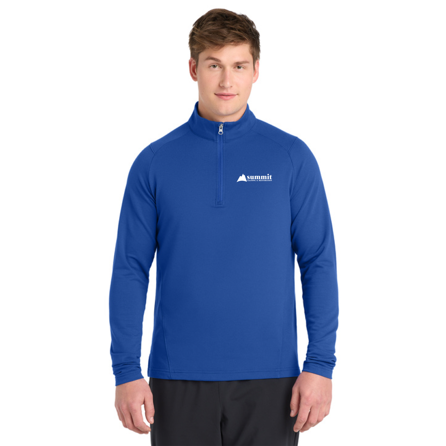 Sport-Tek® Sport-Wick® Flex Fleece 1/4-Zip with Logo Embroidered - Image 2